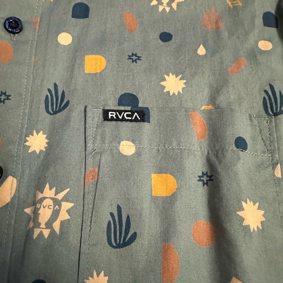 RVCA MENS BUTTON DOWN SHIRT - Picture 3 of 4
